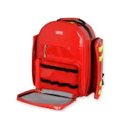 Rucsac Medical de Urgență "Logic-2 Rucksack" din PVC – Mare (Gol), Prelată PVC Impermeabilă, cu 6 Borsete Colorate Incluse și Diviziune Centrală, 40 x 25 x h 47 cm