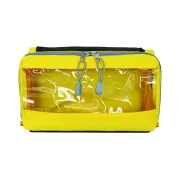 Geantă Medicală Modulară Tip Plic "Model E3" – Cu Fixare Velcro, Poliester 600D, Galbenă, 28 x 15 x 11 cm
