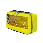 Geantă Medicală Modulară Tip Plic "Model E3" – Cu Fixare Velcro, Poliester 600D, Galbenă, 28 x 15 x 11 cm