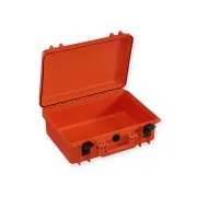 Valiză / Cutie de Protecție Rigidă IP67 GIMA – Portocalie, Dimensiune Medie, Fără Spumă