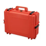 Valiză / Cutie de Protecție Rigidă IP67 GIMA – Portocalie, Dimensiune Mare, Fără Spumă