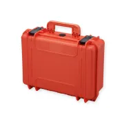 Valiză / Cutie de Protecție Rigidă IP67 GIMA – Portocalie, Dimensiune Medie, Cu Spumă Pre-Tăiată