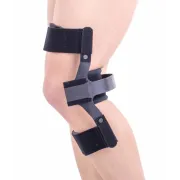 Orteză de genunchi mobilă cu cadru din duraluminiu pentru genu recurvatum și instabilitate ligamentară - Dispozitiv Medical