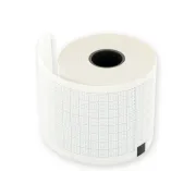 Hârtie Termică EKG în Rolă 50 mm x 25 m – Caroiaj Albastru cu Marker, pentru Electrocardiografe Elettronica Trentina / Cardiette / Cardioline Autoruler 12/1