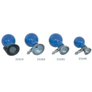 Set 6 Electrozi ECG Reutilizabili Ventuză – Argintați (Silver Coated), Ø 30 mm, Conector Metalic Multifuncțional