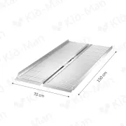 Rampa din aluminiu mobila sau fixa , greutate maxima 275 kg