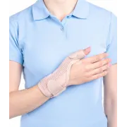 Orteză de police rigidă cu atelă metalică modelabilă, 17 cm – dispozitiv medical