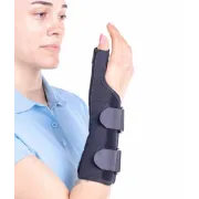 Orteză fixă de police cu atelă metalică modelabilă, 23 cm – dispozitiv medical