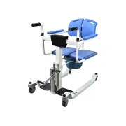 Scaun hidraulic pentru transfer pacienți 3 in 1 ( scaun toaleta , scaun pentru dus si scaun pentru transfer) - sarcina maxima 125 kg