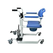 Scaun hidraulic pentru transfer pacienți 3 in 1 ( scaun toaleta , scaun pentru dus si scaun pentru transfer) - sarcina maxima 125 kg
