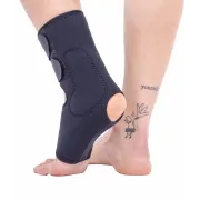 Orteză de gleznă mobilă Golden Protect, cu pernițe laterale și închidere anterioară, 21 cm