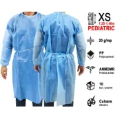 Halat Medical Vizitatori PP 20g Albastru XS (Pediatric) – Set 10 bucăți SERIX