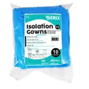 Halat Medical Vizitatori PP 20g Albastru XS (Pediatric) – Set 10 bucăți SERIX
