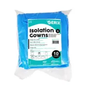 Halat Medical Vizitatori PP, 20g, Albastru, S (Pediatric), 10 buc - Serix