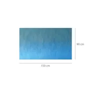 Covorașe absorbante impermeabile predebitabile 90 × 150 cm, antiderapante, albastru (cutie 40 buc)