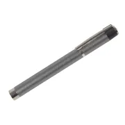 Lanternă LED Omega din metal, argintie, cu baterii incluse
