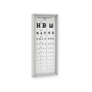 Tablou optometric Mixed Decimal neилuminat, distanță de citire 3 m