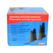 Speculum auricular mini de unică folosință Ø 4 mm, negru, fără latex (cutie 250 buc)