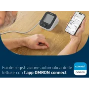 Tensiometru digital de braț OMRON M2+ CONNECT HEM-7188T1-LE cu Bluetooth, tehnologie Intellisense și manșetă 22-42 cm (1 buc)