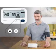 Tensiometru digital de braț OMRON M3 Comfort AFIB HEM-7196-FLE cu detectare fibrilație atrială, Bluetooth și manșetă Intelli Wrap 22-42 cm (1 buc)