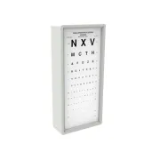 Tablă optometrică Monoyer iluminată 3 metri