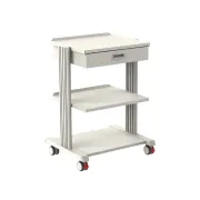 Cărucior medical SMART CART cu 2 rafturi 50 × 42 cm, bază și sertar (1 buc)