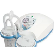 Aspirator chirurgical Super Vega Battery pe cărucior cu baterie reîncărcabilă, 2 vase de 2 litri (1 buc)