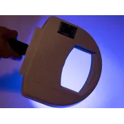 Lampă Wood LED Vista cu mâner, lentilă de mărire 3 dioptrii, lumină UV 365 nm și lumină de zi