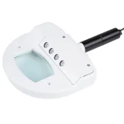 Lampă Wood LED Vista cu mâner, lentilă de mărire 3 dioptrii, lumină UV 365 nm și lumină de zi