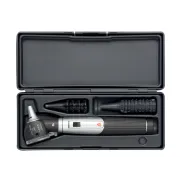 Otoscop HEINE MINI 3000 F.O. LED cu specule refolosibile și trusă, negru (1 buc)