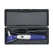 Otoscop HEINE MINI 3000 F.O. LED cu specule refolosibile și trusă, albastru (1 buc)