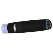 Dermatoscop digital portabil MIC Wi-Fi &amp; USB cu LED polarizat + UV + alb și software (1 buc)