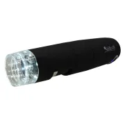 Dermatoscop digital portabil MIC Wi-Fi &amp; USB cu LED polarizat + UV + alb și software (1 buc)