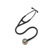 Stetoscop 3M Littmann Cardiology IV, finisaj fumat, negru/șampanie (1 buc)