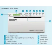 Imprimantă grafică hibrid alb-negru Sony UP-X898MD pentru ecografe (1 buc)