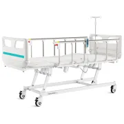Pat electric de spital reglabil pe înălțime cu platformă integrată din PP (1 buc)