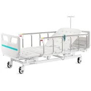 Pat electric de spital reglabil pe înălțime cu platformă integrată din PP (1 buc)