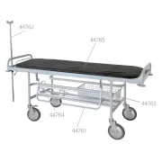 Targă de salon fără accesorii, cu șasiu din oțel și platformă cu grilaj (1 buc)