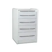 Dulap mobil cu 4 sertare 49 cm, alb (1 buc)