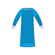Halat chirurgical steril întărit 50 g/m² 120 × 140 cm, mărimea M (cutie 50 buc)