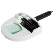 Lampă Wood Vista 9W cu mâner, lentilă de mărire 3 dioptrii, tub fluorescent compact 360 nm (1 buc)