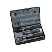 Set oto-oftalmoscop cu fibră optică SIGMA F.O. 2,5 V cu 2 mânere și 14 specule (1 buc)