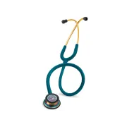 Stetoscop 3M Littmann Classic III Special Edition caribbean blue cu finisaj rainbow, adult și pediatric (1 buc)