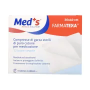 Comprese sterile din bumbac hidrofil 36 × 40 cm (cutie 12 buc)
