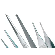 Pensă chirurgicală DeBakey dreaptă sterilă de unică folosință 15,5 cm, marcaj de siguranță Peha color lock (cutie 25 buc)