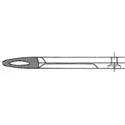 Portac de ace Hegar-Olsen Aesculap drept 18,5 cm BM291R