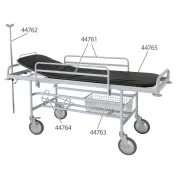 Sponde laterale cu dispozitiv de blocare automată pentru targă de salon 44760 (1 buc)
