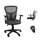 Scaun ergonomic de birou Sidney cu spătar reglabil și înălțime ajustabilă
