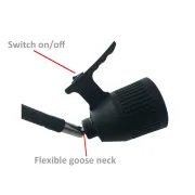 Lampă LED de examinare LUMINA cu braț flexibil pe stativ mobil cu rotile