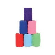 Bandaj coeziv CO-PLUS 6,3 m × 10 cm, culori mixte (cutie 18 buc)
